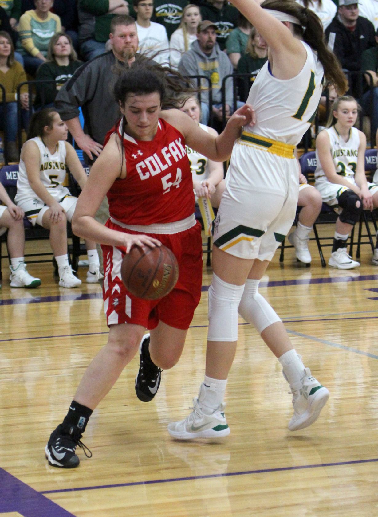 Colfax vs Melrose-Mindoro girls basketball 3-2-19